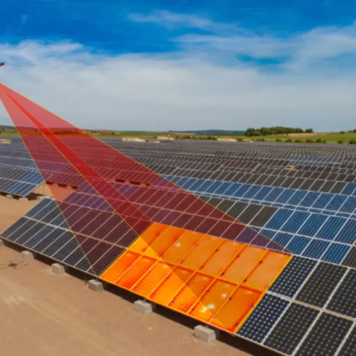 Dron con cámara térmica